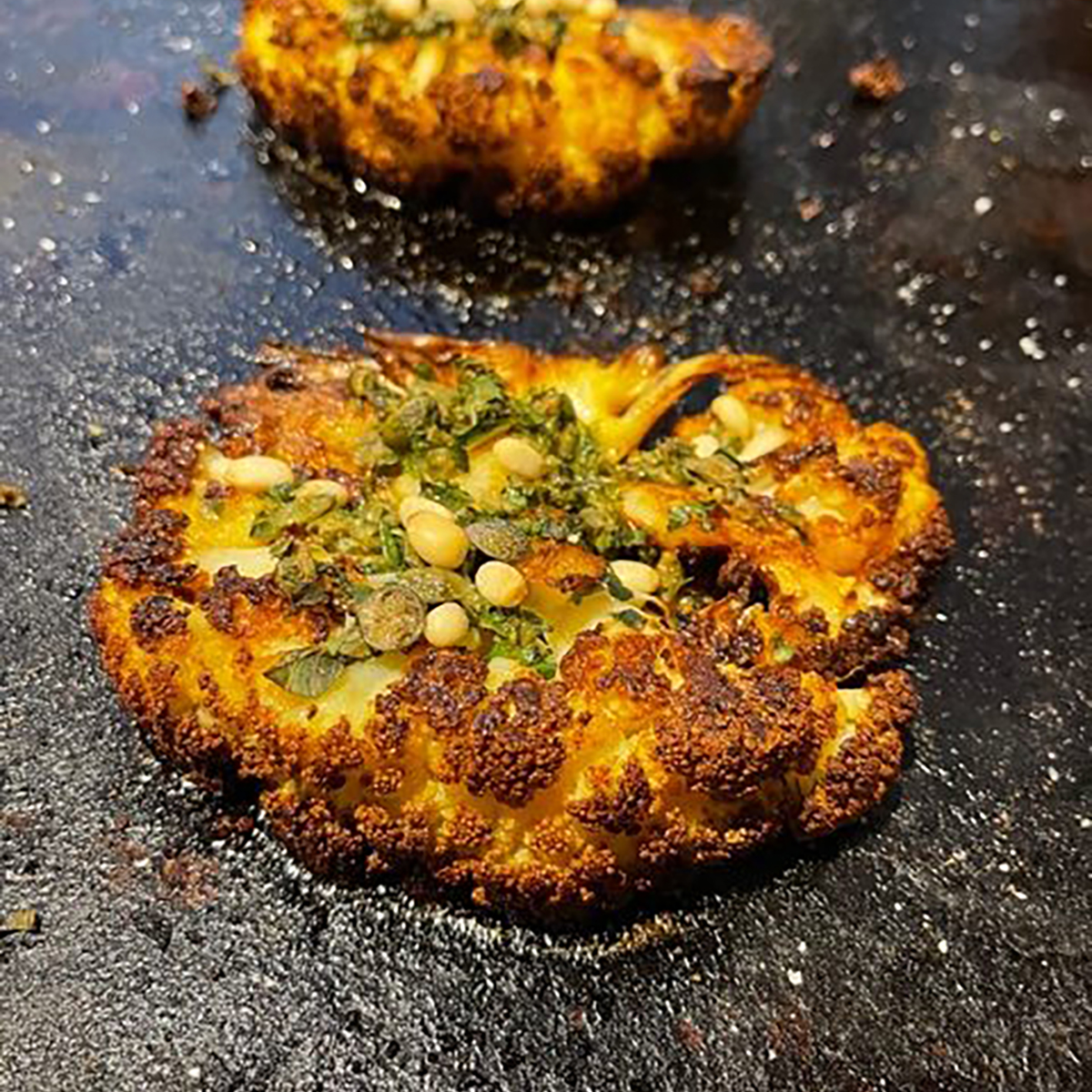 Zingy Roasted Cauliflower Steak