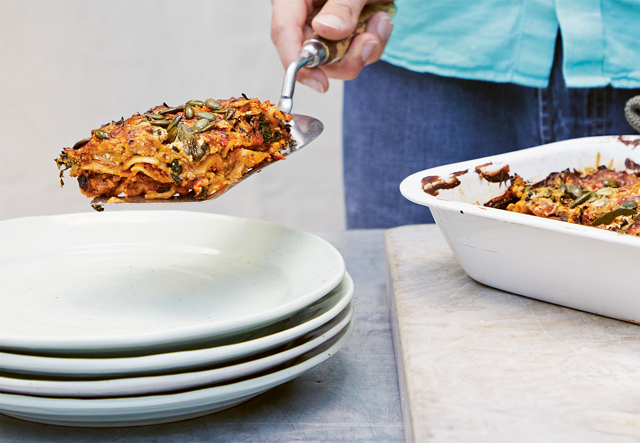 Butternut squash &amp; sage lasagna