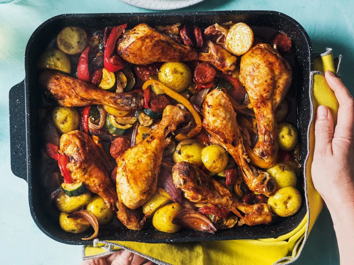 Spanish Chicken Traybake