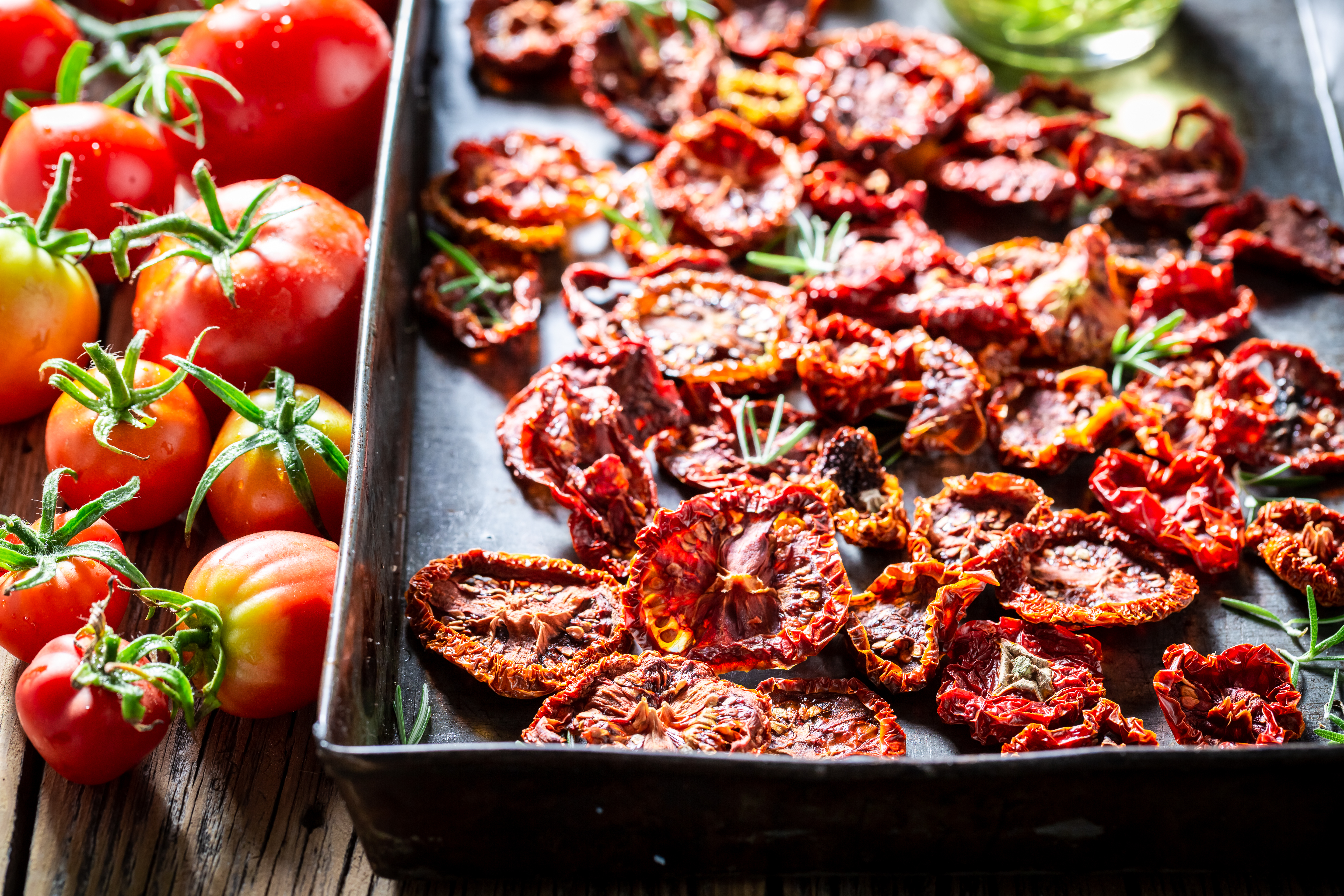 Perfecting sundried tomatoes