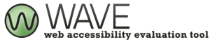 WAVE accessibility tool